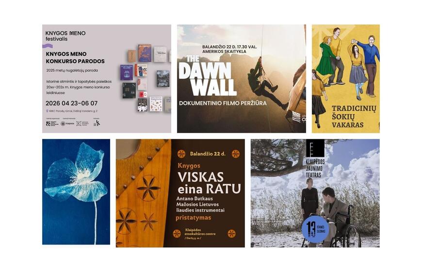 Renginiai Klaipėdoje ir aplink: ką veikti artimiausiomis dienomis