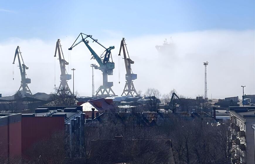 Rūkas Klaipėdos uoste