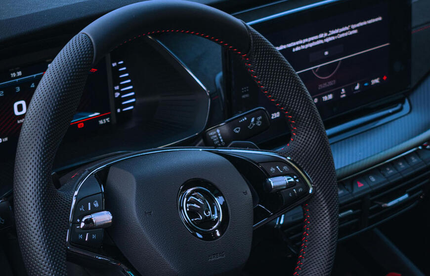 Škoda, automobilio vairas