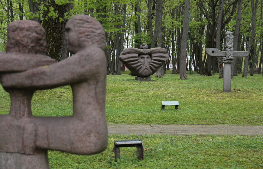 Skulptūrų parkas, skulptūros