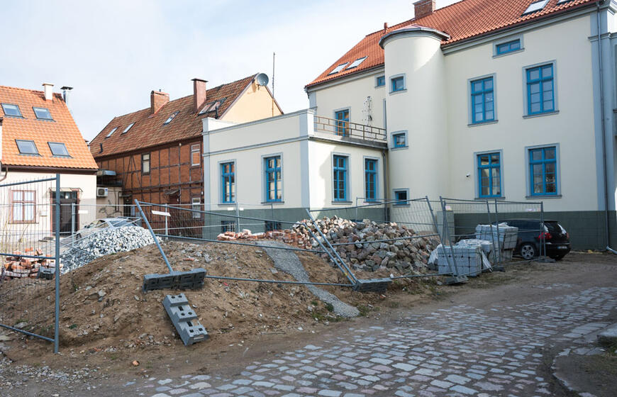 Technikos biblioteka, Sukilėlių gatvė, Klaipėdos senamiestis
