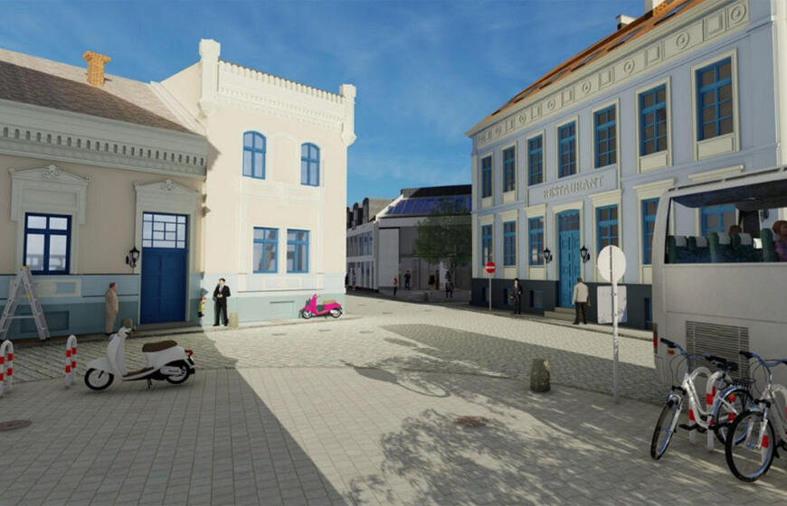 Technikos biblioteka, Sukilėlių gatvė, Klaipėdos senamiestis