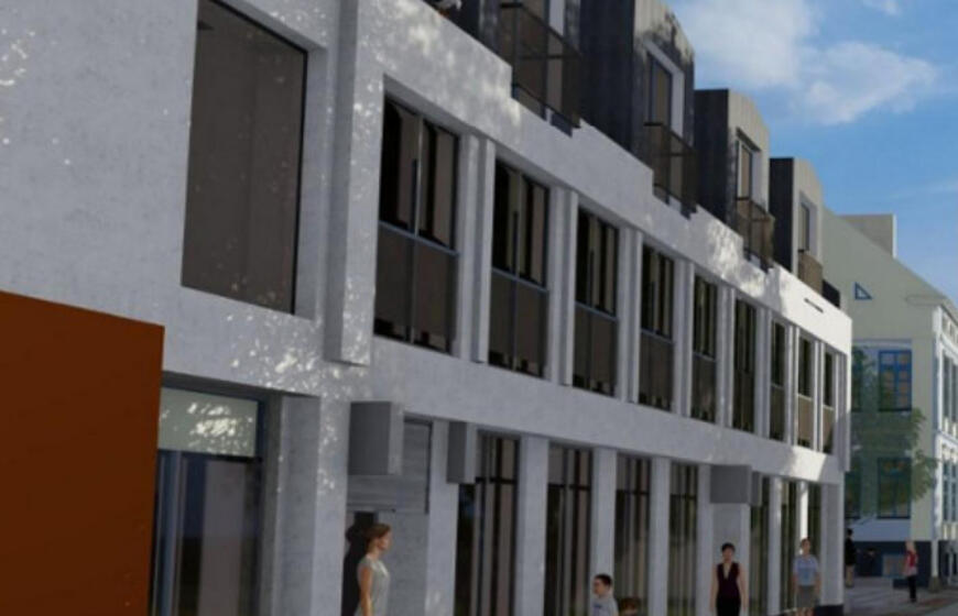 Technikos biblioteka, Sukilėlių gatvė, Klaipėdos senamiestis