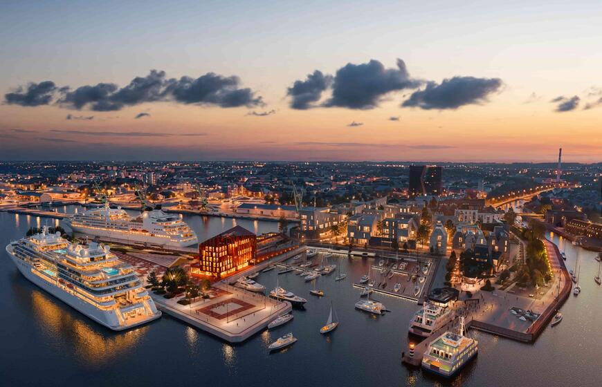 Uosto direkcijos vizualizcija