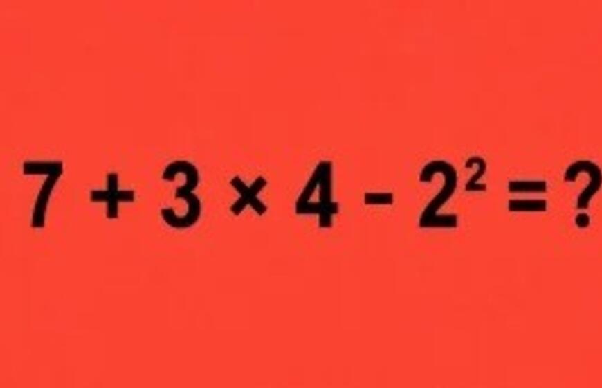 7 + 3 × 4 - 2² = ?: patikrinkite, ar smegenys pasiruošusios naujai savaitei
