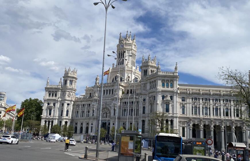 Madrido gatvėse architektūros