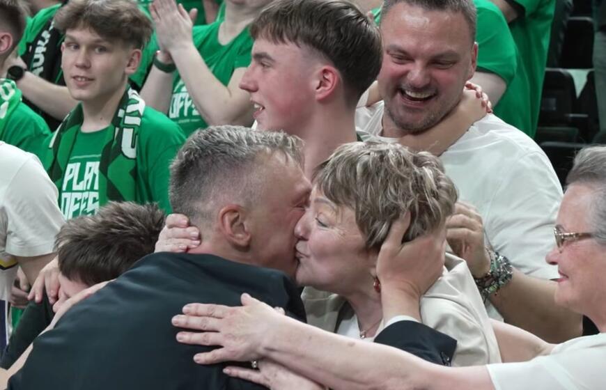 Šarūnas Jasikevičius su mama