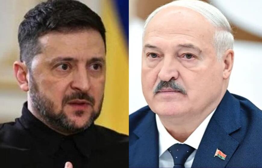 Volodymyras Zelenskis, Aliaksandras Lukašenka