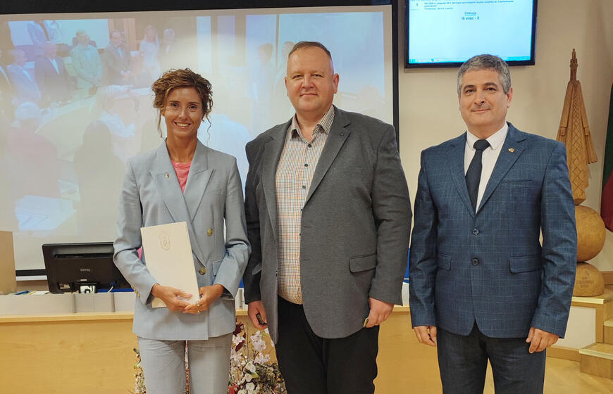Laura Martinaitytė, Feliksas Marčius ir Darius Jasaitis.