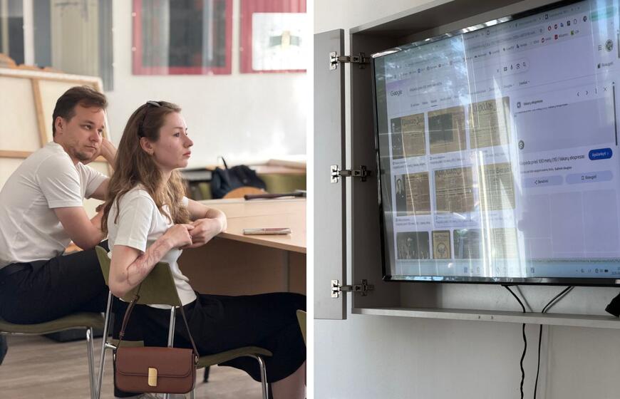 Vilniaus dailės akademijos Klaipėdos fakulteto studentai