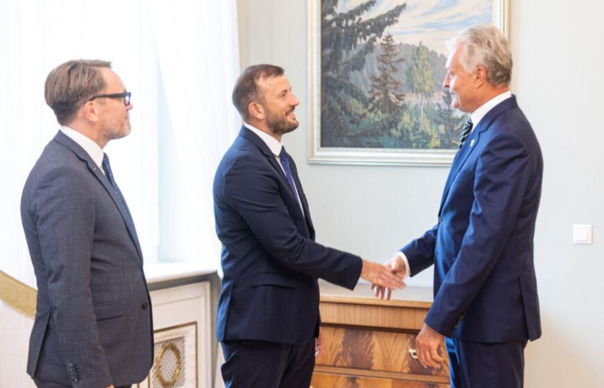 Virginijus Sinkevičius prezidentui pristatys demokratų kandidatus į ministrus