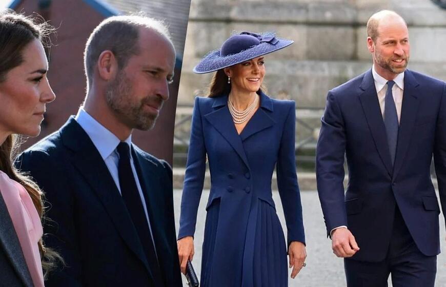 Kate Middleton ir princas Williamas