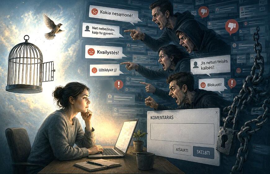 Pikti komentarai internete