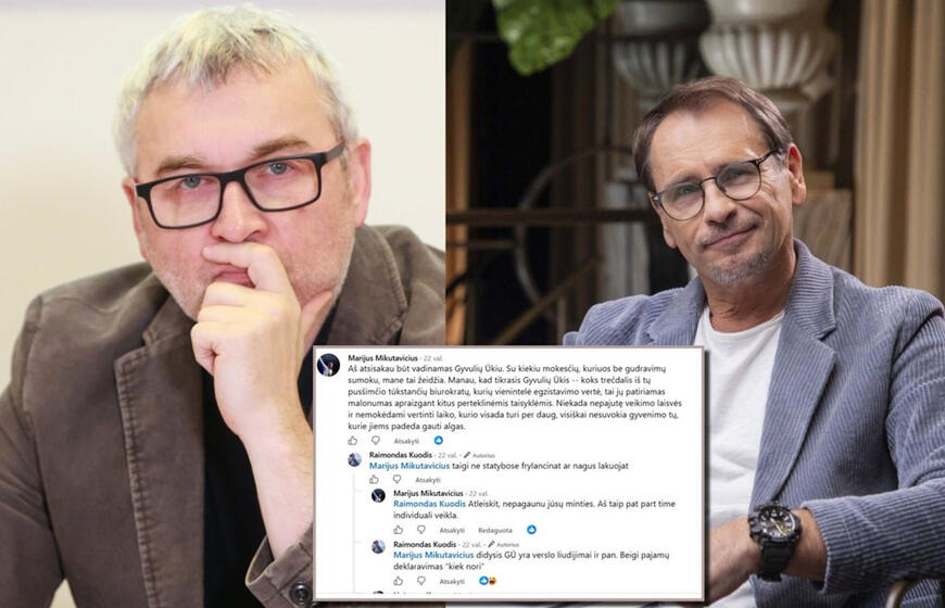 Marijonas Mikutavičius ir Raimondas Kuodis