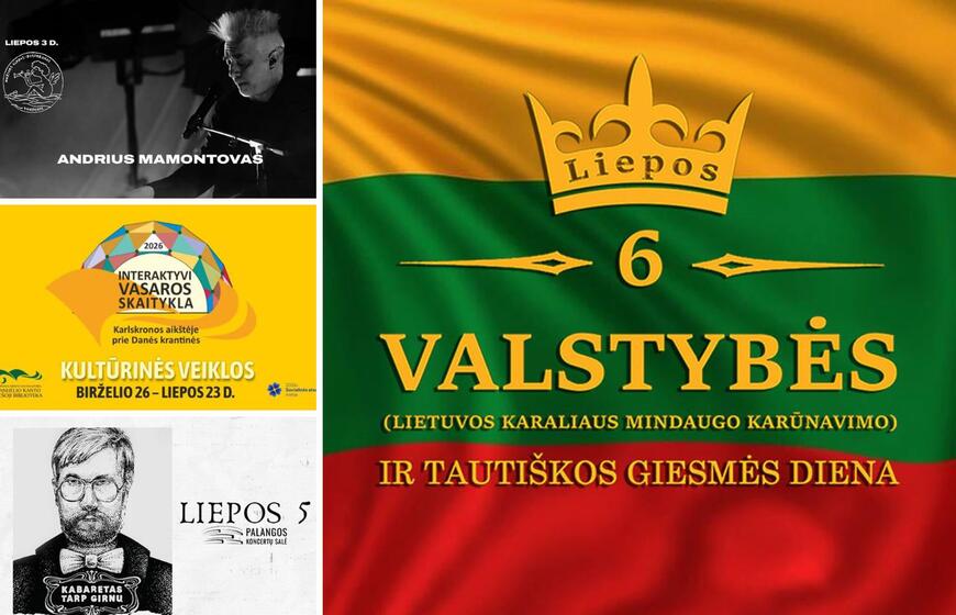 Renginiai Klaipėdoje ir aplink: ką veikti artimiausiomis dienomis