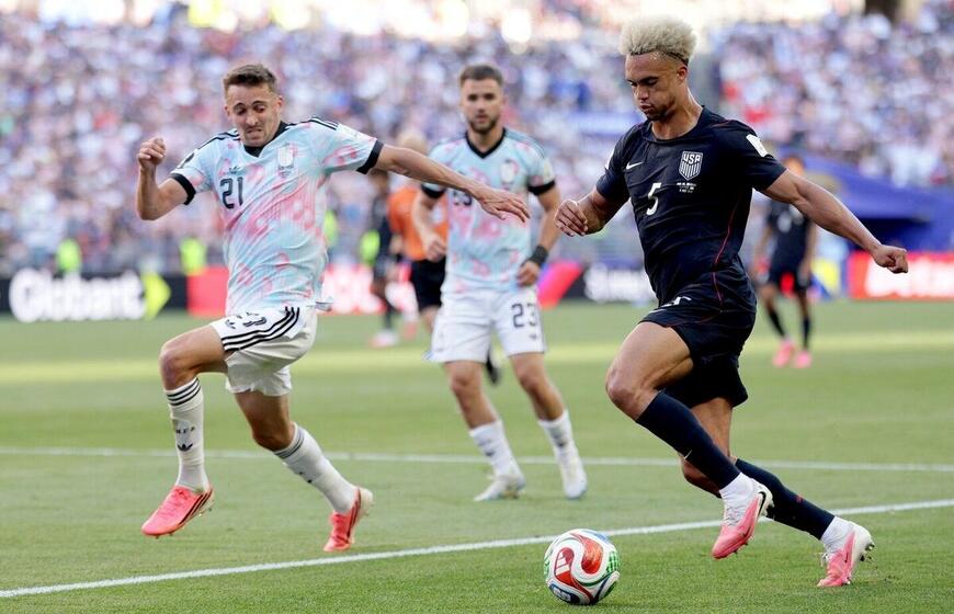 JAV – Belgija rungtynių akimirka