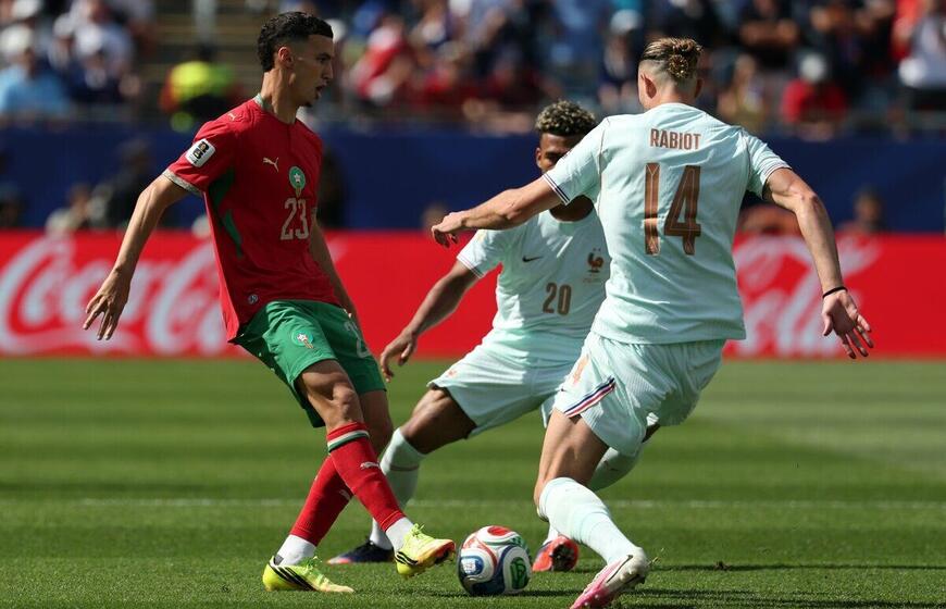Pasaulio futbolo čempionato rungtynių momentas
