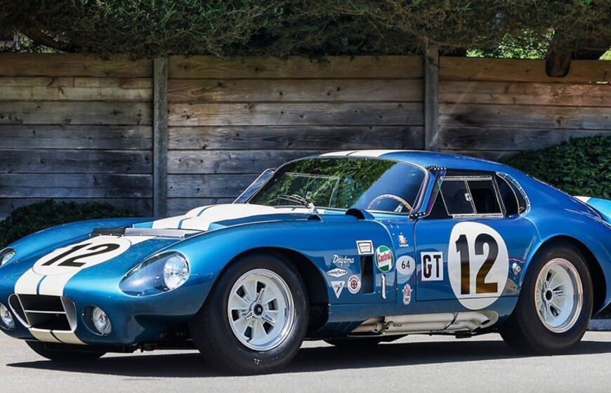 1964 metų „Shelby Cobra Daytona“ įvertinta 25 mln. dolerių
