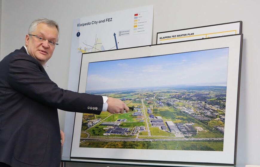 Klaipėdos laisvosios ekonominės zonos (LEZ) valdymo bendrovės generalinis direktorius Eimantas Kiudulas