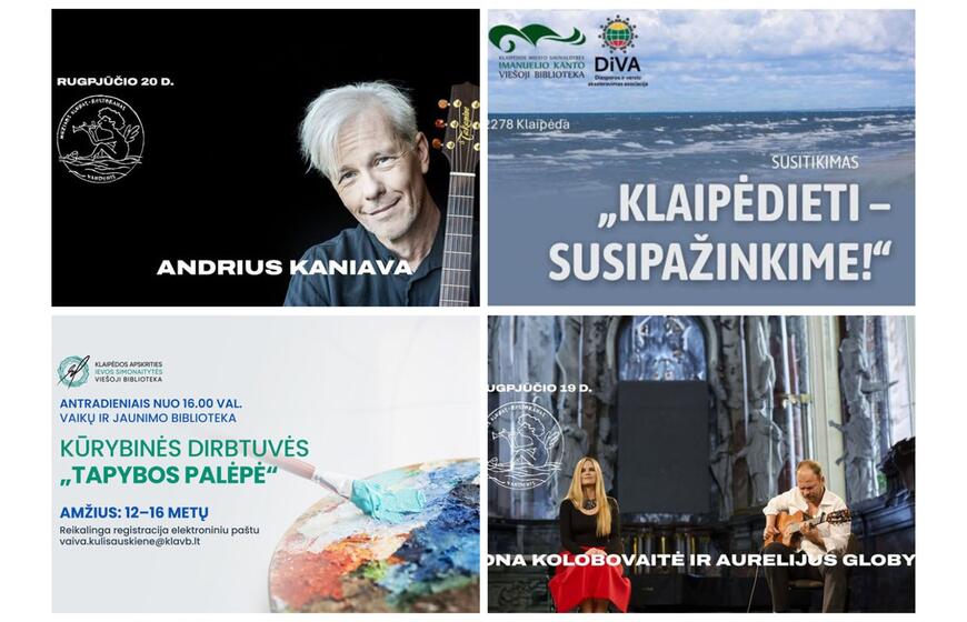 Renginiai Klaipėdoje ir aplink: ką veikti artimiausiomis dienomis