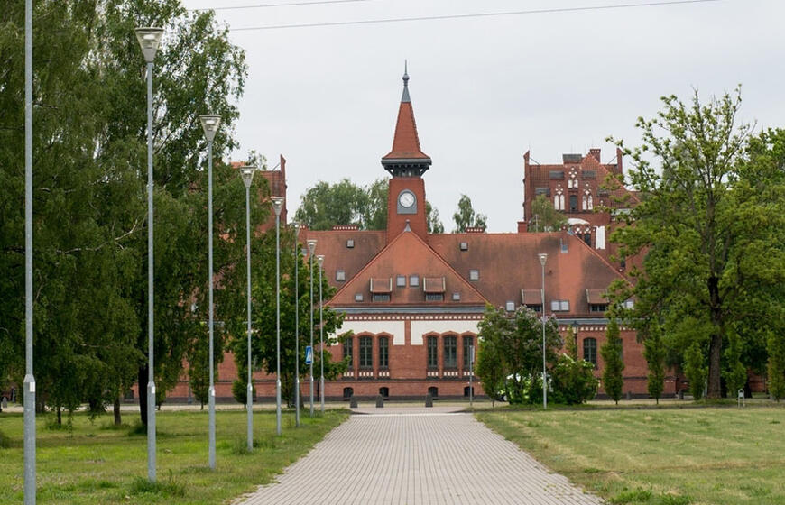 raudonos plytos, Klaipėdos universitetas