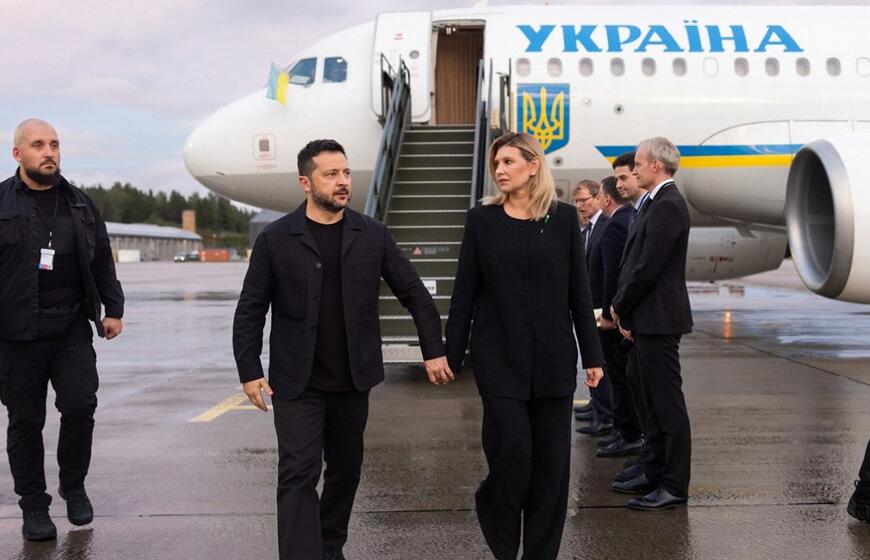 Volodymyras ir Olena Zelenskiai