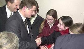 Pagėgiuose valstybės vadovas klausimus uždavinėjo sau