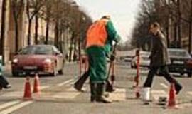 Pėsčiųjų saugumui - lemputės perėjoje