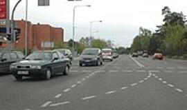 Horizontalusis ženklinimas: linijos į avariją