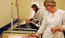 Ligoniais rūpinasi ir studentai