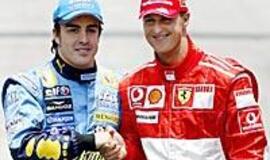 Čempionas - F. Alonsas, liaupsės - Šumiui