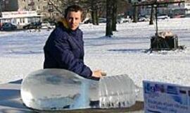 Į Jelgavą minias vilioja ledo menas