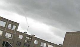 Klaipėdiečius gąsdino "tornadas"