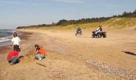 Pajūris tapo lenktynių trasa