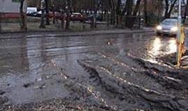 Statybininkai miestą pavertė tvartu