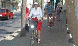 Važiuoti dviračiu kartais geriau nei bėgioti