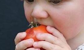 Vaikams reikia šviežių vaisių ir daržovių