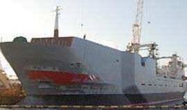 Konteinervežis virto krilio fabriku