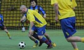 Futbolo aikštelėje - žurnalistai