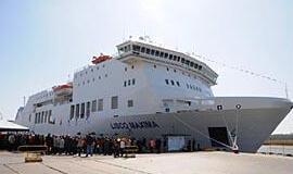 Didžiausią Lietuvos laivą pakrikštijo ministrienė