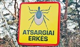 Erkių perduodamų ligų galima išvengti