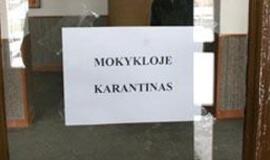 Dėl ligų uždaromos mokyklos
