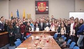 Gabiausiems moksleiviams - mero padėka