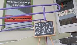 Drabužiai po litą - ne iš gero gyvenimo