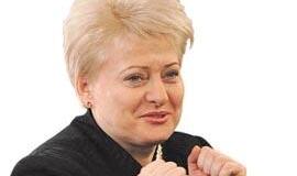 D. Grybauskaitė birbė laiko mašinoje