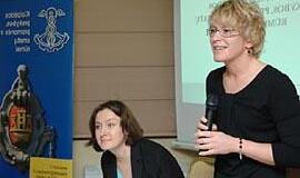 Ministrė bandė įkvėpti optimizmo