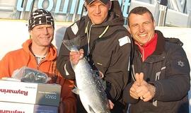 Sportinės žūklės fanams audringa jūra nesutrukdė