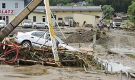 Austriją talžė vasarinės audros