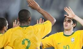 Brazilijos futbolininkai nesunkiai įveikė Tanzanijos komandą
