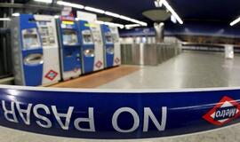 Dėl metro darbuotojų streiko Madride nukentėjo milijonai keleivių